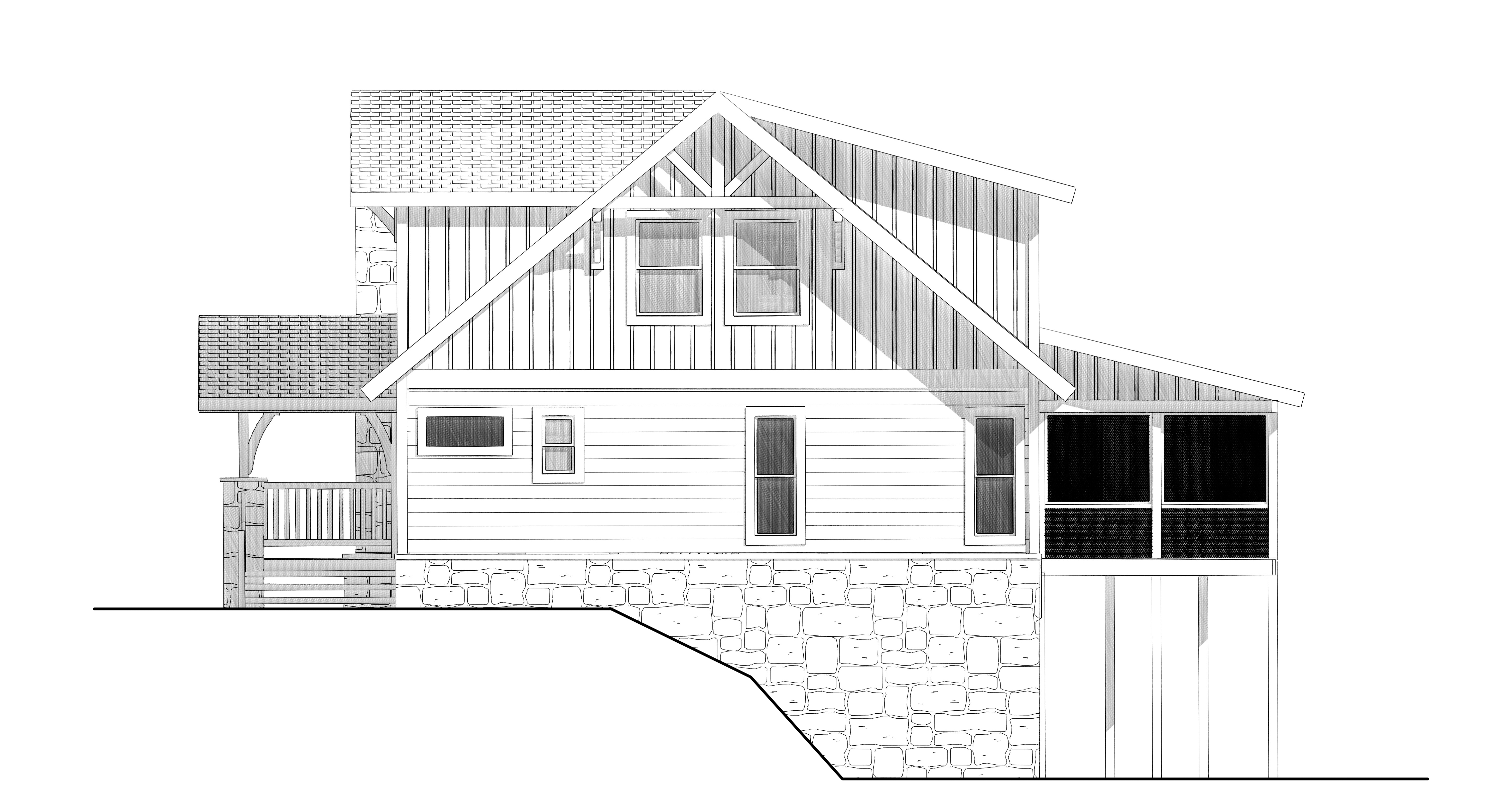 Shade Tree Cabin Plan